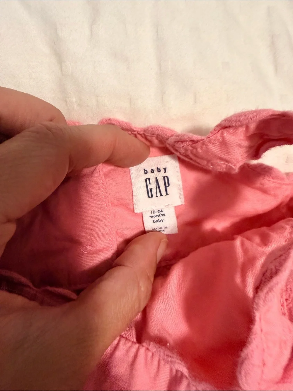 Baby GAP Pink Cotton Romper Duo - Ruffled & Embroidered Styles